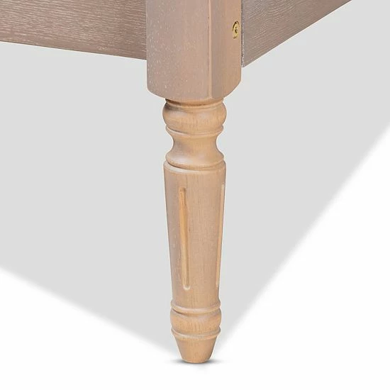 Baxton Studio Colette Bed Frame Antique Oak 2 Baxton Studio Colette Bed Frame Antique Oak - Image 2