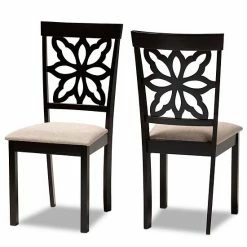 Baxton Studio Samwell Dining Chair 2-piece Set Sand Dark Brown -Baxton Studio Sales unnamed file 161