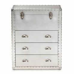 Baxton Studio Serge Silver Lift-Top 3-Drawer Storage Cabinet -Baxton Studio Sales unnamed file 1614