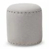 Baxton Studio Modern Ottoman Light Pastel Gray