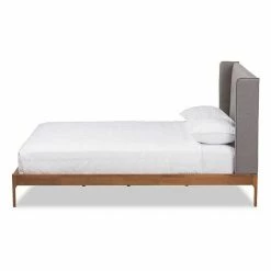 Baxton Studio Brooklyn Mid-Century Platform Bed Light Beige 10 Baxton Studio Brooklyn Mid-Century Platform Bed Light Beige -Baxton Studio Sales unnamed file 1638