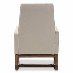 Baxton Studio Mid-Century Rocking Chair & Stool 2-piece Set Gray -Baxton Studio Sales unnamed file 1646