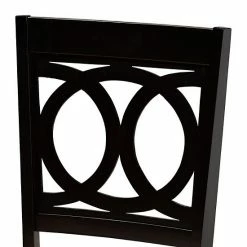 Baxton Studio Sanne Dining Table & Chair 7-piece Set Sand Dark Brown -Baxton Studio Sales unnamed file 1654