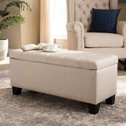Baxton Studio Fera Light Grey Ottoman Blue -Baxton Studio Sales unnamed file 1672
