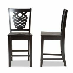 Baxton Studio Gervais Counter Stool 2-piece Set Dark Brown -Baxton Studio Sales unnamed file 1685