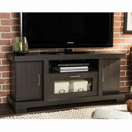 Baxton Studio Viveka Traditional TV Stand 2 Baxton Studio Viveka Traditional TV Stand - Image 2