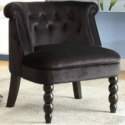Baxton Studio Flax Tufted Accent Chair