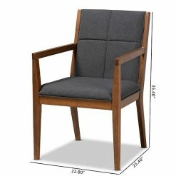 Baxton Studio Theresa Chair Dark Brown Walnut -Baxton Studio Sales unnamed file 1741