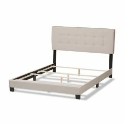 Baxton Studio Audrey Bed Frame Gray