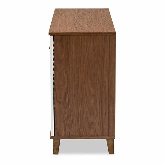 Baxton Studio Coolidge 8-Shelf Shoe Storage Cabinet 5 Baxton Studio Coolidge 8-Shelf Shoe Storage Cabinet - Image 5