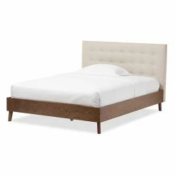 Baxton Studio Alinia Upholstered Bed Light Beige -Baxton Studio Sales unnamed file 1769