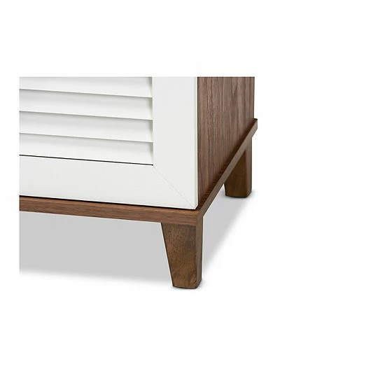 Baxton Studio Coolidge 8-Shelf Shoe Storage Cabinet 7 Baxton Studio Coolidge 8-Shelf Shoe Storage Cabinet - Image 7