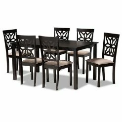 Baxton Studio Dallas Dining Table & Chair 7-piece Set Gray Dark Brown 19 Baxton Studio Dallas Dining Table & Chair 7-piece Set Gray Dark Brown -Baxton Studio Sales unnamed file 1786