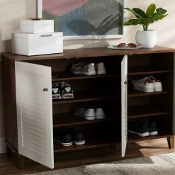 Baxton Studio Coolidge 8-Shelf Shoe Storage Cabinet 16 Baxton Studio Coolidge 8-Shelf Shoe Storage Cabinet -Baxton Studio Sales unnamed file 179