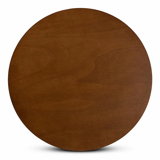 Baxton Studio Ela Dining Table Walnut 4 Baxton Studio Ela Dining Table Walnut - Image 4