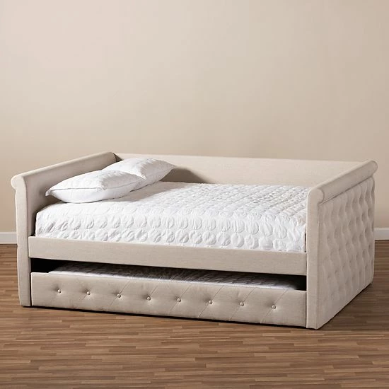 Baxton Studio Alena Daybed Gray 7 Baxton Studio Alena Daybed Gray - Image 7