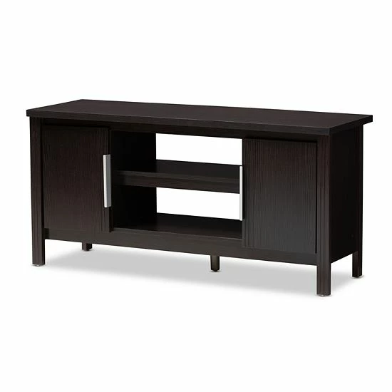 Baxton Studio Marley Espresso TV Stand 1 Baxton Studio Marley Espresso TV Stand