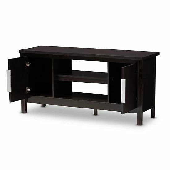 Baxton Studio Marley Espresso TV Stand 6 Baxton Studio Marley Espresso TV Stand - Image 6
