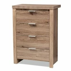 Baxton Studio Laverne Light Brown Chest