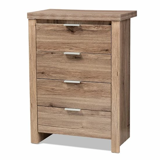 Baxton Studio Laverne Light Brown Chest 1 Baxton Studio Laverne Light Brown Chest