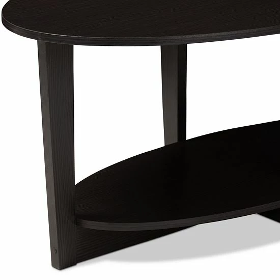 Baxton Studio Jacintha Espresso Coffee Table 2 Baxton Studio Jacintha Espresso Coffee Table - Image 2