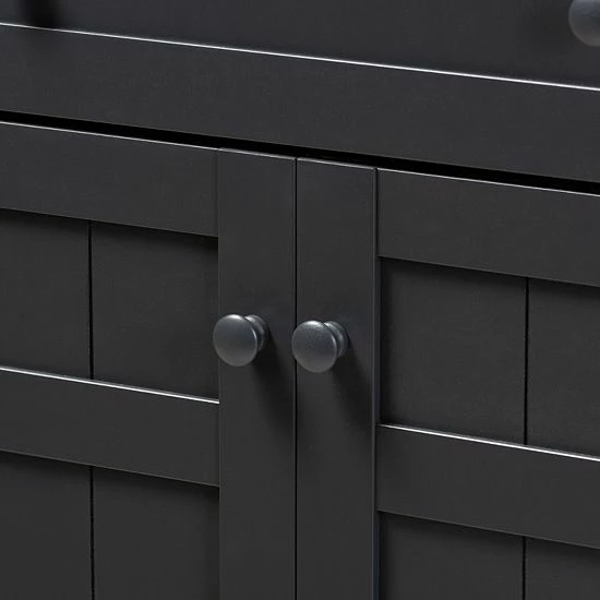 Baxton Studio Glidden Shoe Cabinet 4 Baxton Studio Glidden Shoe Cabinet - Image 4