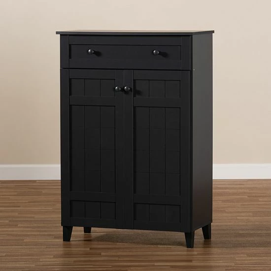 Baxton Studio Glidden Shoe Cabinet 6 Baxton Studio Glidden Shoe Cabinet - Image 6