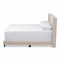 Baxton Studio Lisette Bed Beige 11 Baxton Studio Lisette Bed Beige -Baxton Studio Sales unnamed file 1881