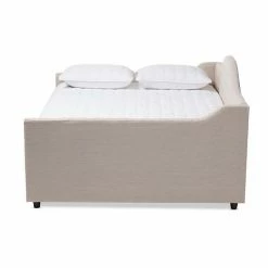 Baxton Studio Eliza Daybed Beige Khaki 11 Baxton Studio Eliza Daybed Beige Khaki -Baxton Studio Sales unnamed file 1887