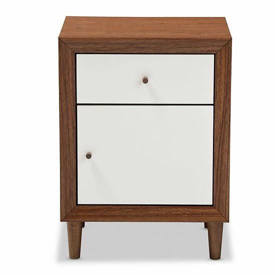 Baxton Studio Harlow Mid-Century Modern Scandinavian Nightstand Baxton Studio Harlow Mid-Century Modern Scandinavian Nightstand -Baxton Studio Sales unnamed file 1926
