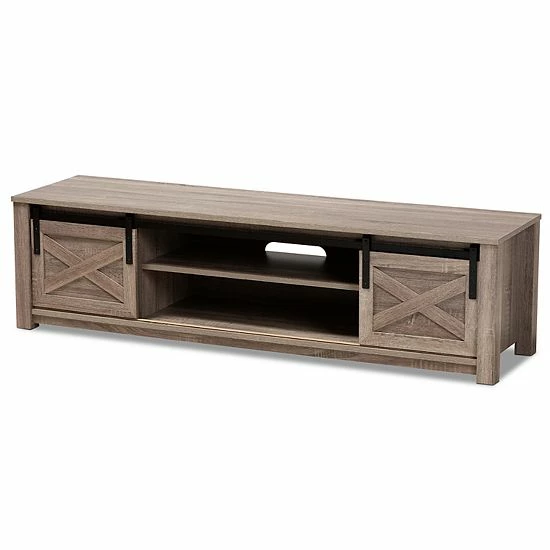 Baxton Studio Bruna TV Stand 1 Baxton Studio Bruna TV Stand