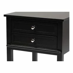 Baxton Studio Willow Nightstand Table White 15 Baxton Studio Willow Nightstand Table White -Baxton Studio Sales unnamed file 1939