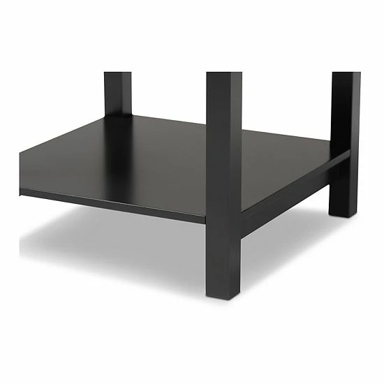 Baxton Studio Willow Nightstand Table White 7 Baxton Studio Willow Nightstand Table White - Image 7