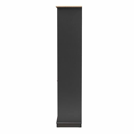 Baxton Studio Mattia Wine Cabinet Gray 4 Baxton Studio Mattia Wine Cabinet Gray - Image 4