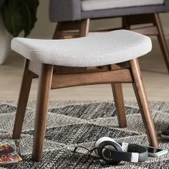 Baxton Studio Mid-Century Modern Stool