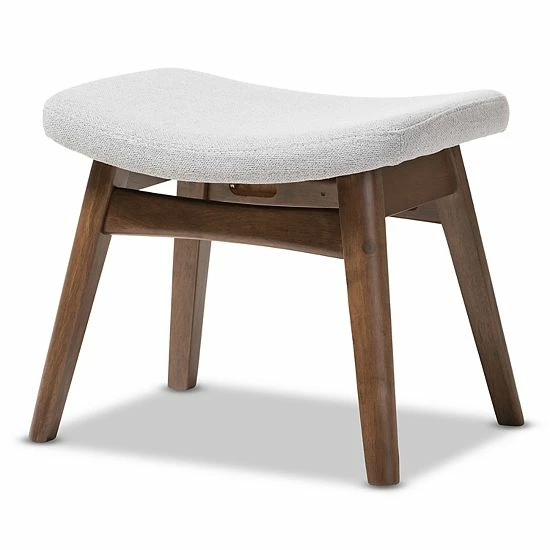 Baxton Studio Mid-Century Modern Stool 2 Baxton Studio Mid-Century Modern Stool - Image 2