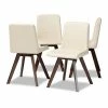 Baxton Studio Pernille Dining Chair 4-piece Set Black Walnut
