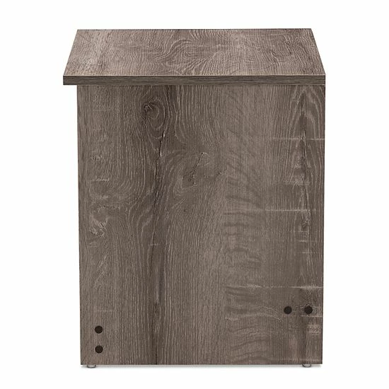 Baxton Studio Gallia Light Brown Nightstand 3 Baxton Studio Gallia Light Brown Nightstand - Image 3
