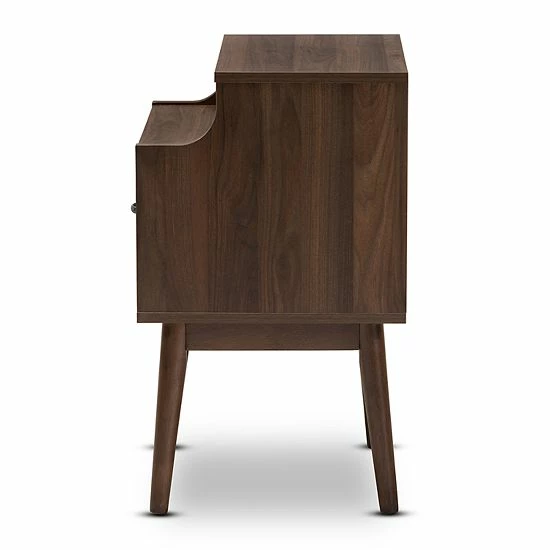 Baxton Studio Mid-Century Nightstand 2 Baxton Studio Mid-Century Nightstand - Image 2