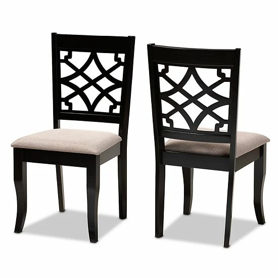 Baxton Studio Mael Dining Chair 2-piece Set 1 Baxton Studio Mael Dining Chair 2-piece Set