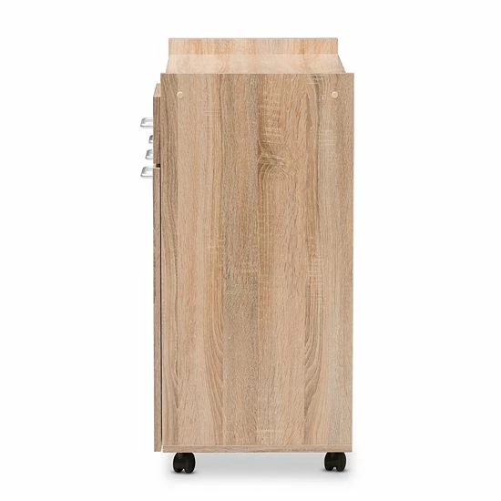 Baxton Studio Charmain White Kitchen Storage Cabinet 4 Baxton Studio Charmain White Kitchen Storage Cabinet - Image 4