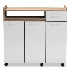 Baxton Studio Charmain White Kitchen Storage Cabinet 14 Baxton Studio Charmain White Kitchen Storage Cabinet -Baxton Studio Sales unnamed file 2075