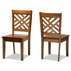 Baxton Studio Caron Dining Chair 2-piece Set Dark Brown -Baxton Studio Sales unnamed file 2098