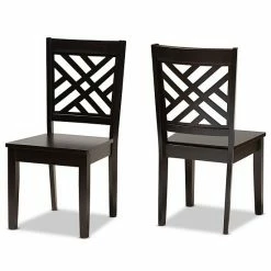 Baxton Studio Caron Dining Chair 2-piece Set Dark Brown -Baxton Studio Sales unnamed file 2099