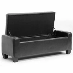 Baxton Studio Manchester Ottoman Black -Baxton Studio Sales unnamed file 212