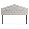 Baxton Studio Modern Headboard Medium Beige