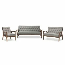 Baxton Studio Sorrento Mid-Century Modern Living Room 3-piece Set Gray 5 Baxton Studio Sorrento Mid-Century Modern Living Room 3-piece Set Gray -Baxton Studio Sales unnamed file 2138
