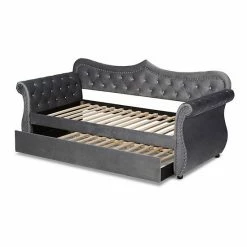 Baxton Studio Abbie Twin Daybed & Trundle Light Blue 10 Baxton Studio Abbie Twin Daybed & Trundle Light Blue -Baxton Studio Sales unnamed file 2142