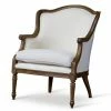 Baxton Studio Charlemagne French Accent Chair Black