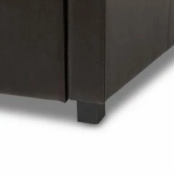 Baxton Studio London Faux-Leather Arched Twin Daybed & Trundle Brown 11 Baxton Studio London Faux-Leather Arched Twin Daybed & Trundle Brown -Baxton Studio Sales unnamed file 2193